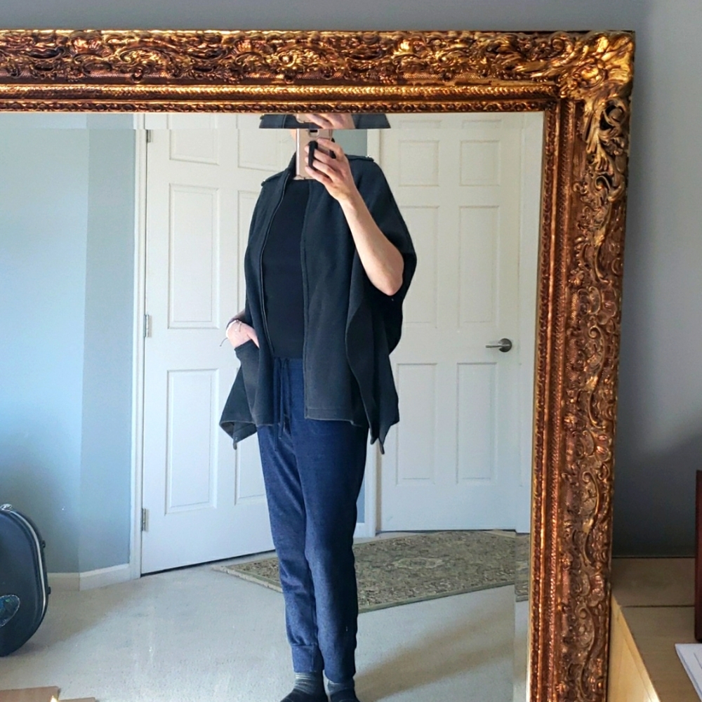 White House Black Market sweater coat
